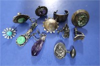 Sterling Silver Misc Lot-no matches