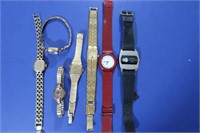 Vintage Watch Lot-Elgin, Seiko, Bulova, Digital