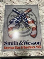 Smith & Wesson Metal Sign
