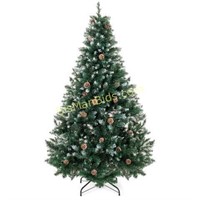 6ft Hinged Artificial Christmas Tree Holiday
