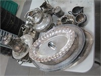 group of silver plate
