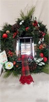 Holiday Living Lantern Wreath