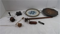 Misc Lot-Round Tray & more