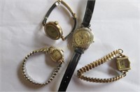 Four vintage ladies' watches