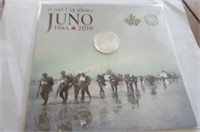 2019 $3.00 fine silver coin D-Day Juno