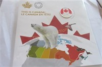 2019 $5.00 fine silver coin This is Canada