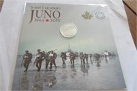2019 $3.00 fine silver coin D-Day Juno