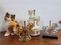 Carousel horses Kitty cat