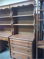 Chest with tip shelves