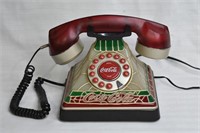2001 Coca Cola Tiffany Style Light Up Phone
