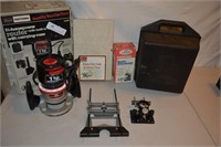 Craftsman 1-2/2 HP Router In Case W/ Accessories