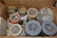 Lot Various Types Masking, Duct, & Other Tapes