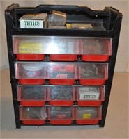 12 Compartment Portable Organizer With Contents