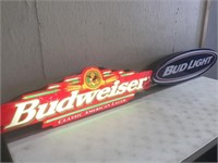 Budweiser/Bud Light Light Up Beer Signs