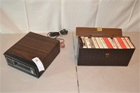 Vintage Sears 8 Track Player With 8 Track Tapes