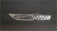 Vintage Clear Glass Knife - 8" Long