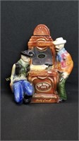 Vintage Ezra Brooks Decanter Frontier Days