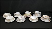 Group Of Vintage Tea Cups & Saucers