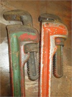 2 RIDGID PIPE WRENCHES