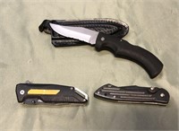Gerber 650 Folding Knife and a Dewalt Buck Knife