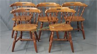 5 Vintage Carlson Wood Chairs