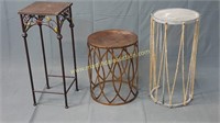 Assorted Group Of Metal Plant Stands