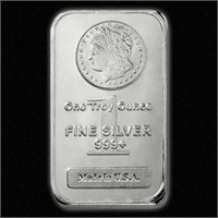 (100) Morgan Design Silver Bars - 999 Pure