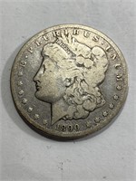 1890 Carson City KEY Date Morgan Silver Dollar