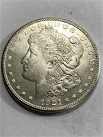 1921 S Better Date BU Morgan Silver Dollar