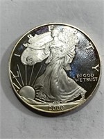 2000 P PROOF US Silver Eagle
