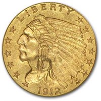 $2.5 Indian Head US Gold - Random