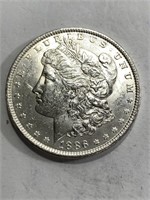 1886 P BU Grade Morgan Silver Dollar