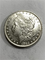 1882 O/S Better Date Morgan Silver Dollar