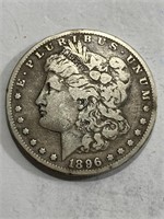 1896 s Better Date Morgan Silver Dollar