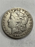 1896 S Key Date Morgan Silver Dollar