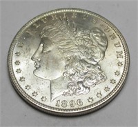 1896  P BU Morgan Silver Dollar