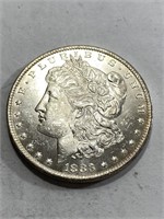 1883 o CRISP DMPL BU Grade Morgan Silver Dollar