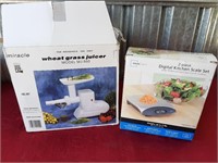 NIB JUICER AND KITCHEN SCALE