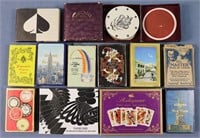 11 Decks of Vintage Playing Cards