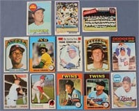 (12) 1970's Baseball Stars Cards
