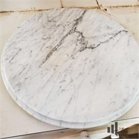 Round Marble Top with Gold Base