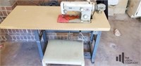 Sewing Table and Bench