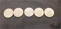 Five 1776-1976 Eisenhower One Dollar Coin