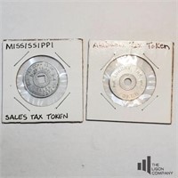 Alabama and Mississippi Tax Tokens