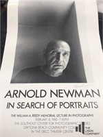 Signed Arnold Newman Poster