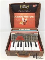 Vintage Golden Piano Accordion