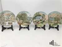Currier and Ives Collectable Season’s Plates