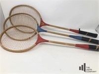 Antique Badminton Rackets