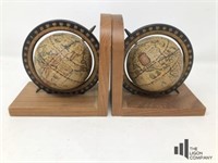 Pair of Globe Bookends