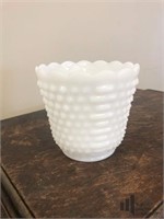 Vintage 5 “ Milk Glass Flower Pot
